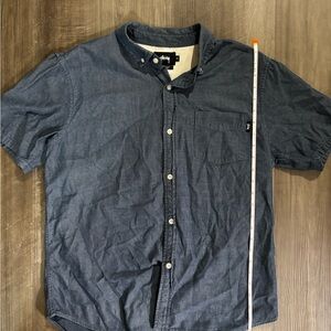Stussy Casual Blue Button Down Shirt